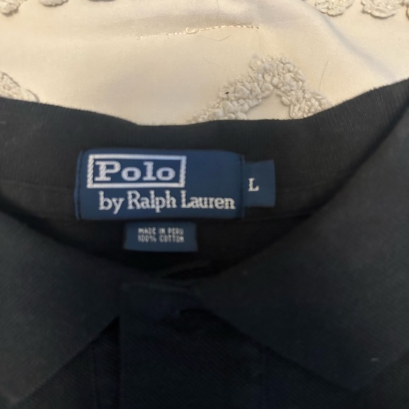 Polo Ralph Lauren Embroidered Black Polo Shirt Men’s Size Large New With Tags - Picture 3 of 4